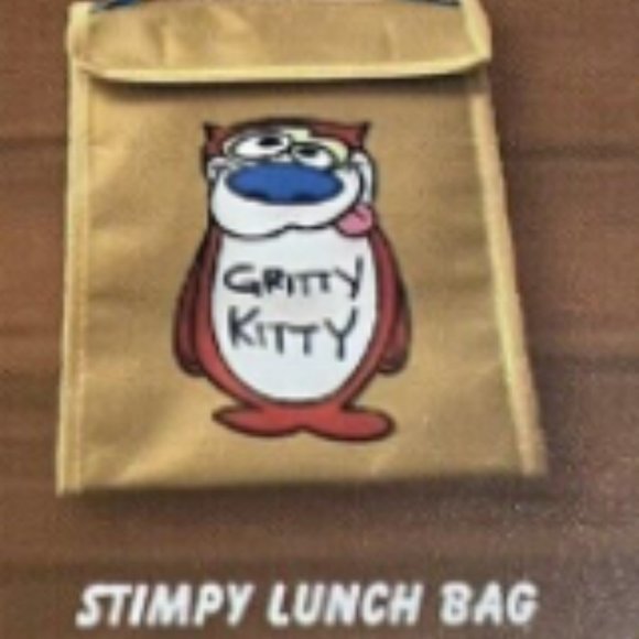 Ren & Stimpy Gritty Kitty Stimpy Lunch Bag Nick Box Spring 2022 Exclusive - Picture 2 of 2